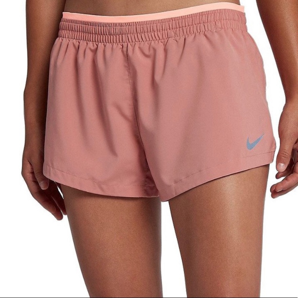 NIke pink running shorts